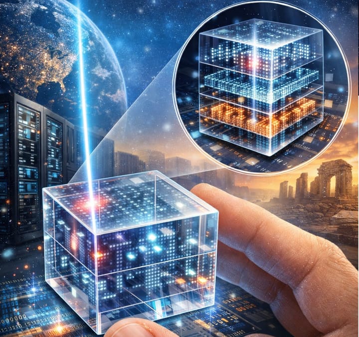 Could a Small Glass Square Be the Future of Data Storage?